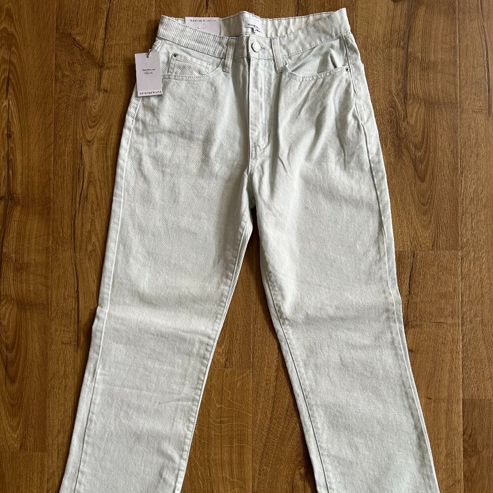 WeWoreWhat Kick Flare Light Blue Wash Jeans – Size 28 NWT Denim